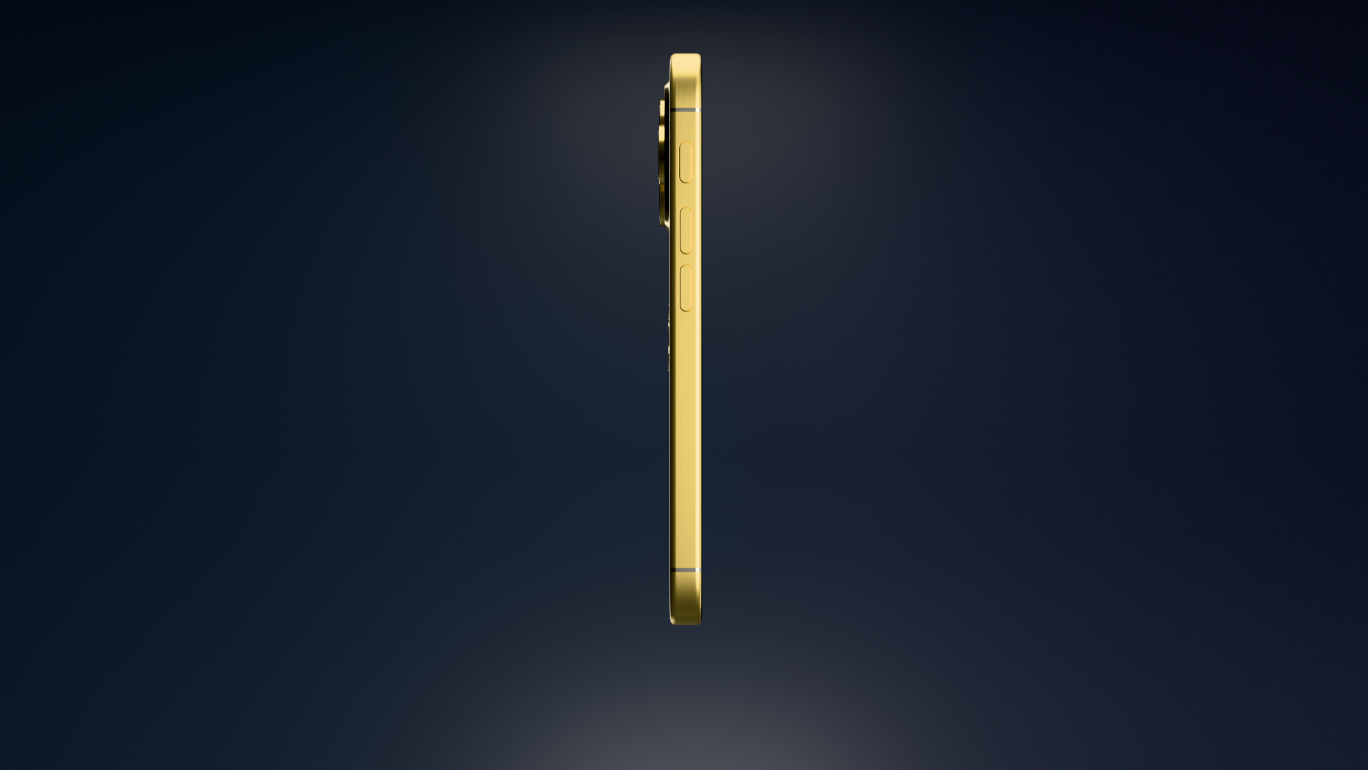 24k Gold iPhone 16 Pro : Custom Emblem